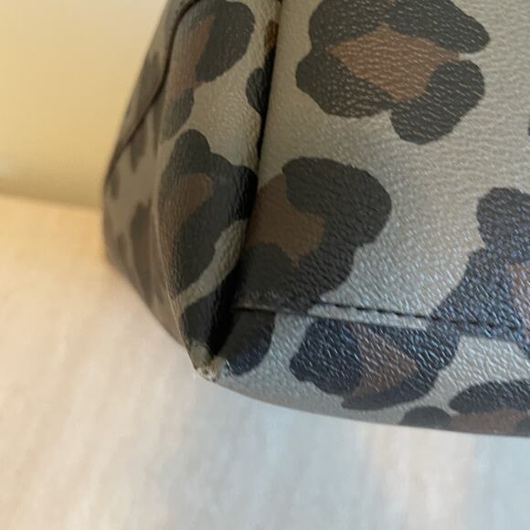 Coach Black and Brown Leopard Print Tote - Picture 10 of 16